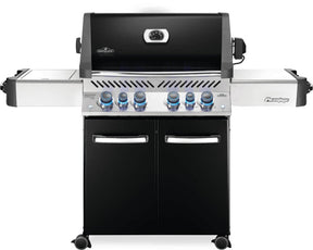 Prestige® 500 Natural Gas Grill with Infrared Side and Rear Burners, Black