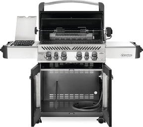Prestige® 500 Propane Gas Grill with Infrared Side and Rear Burners, Black