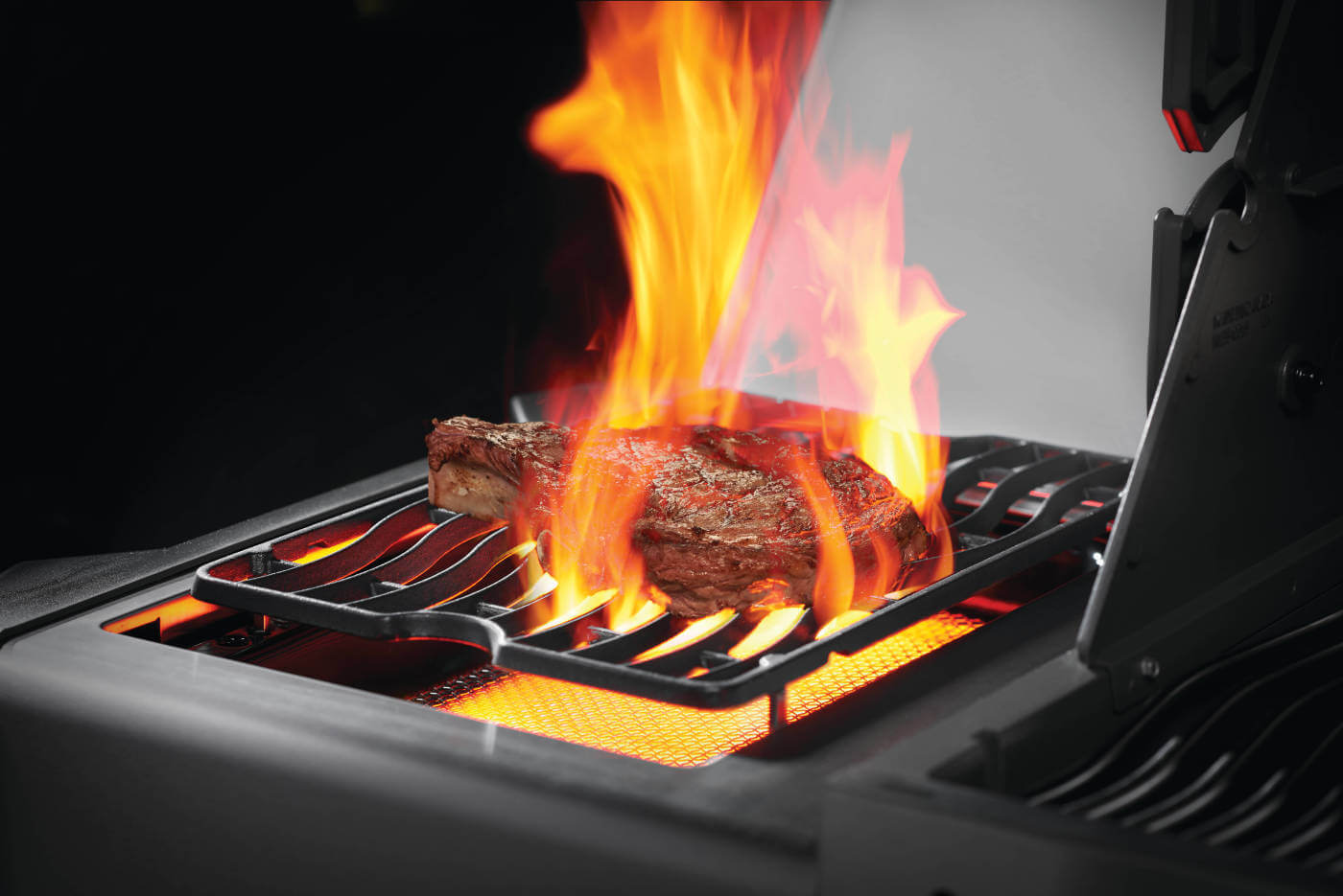 Prestige® 500 Propane Gas Grill with Infrared Side and Rear Burners, Stainless Steel