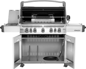 Prestige® 665 Natural Gas Grill with Infrared Side and Rear Burners, Stainless Steel