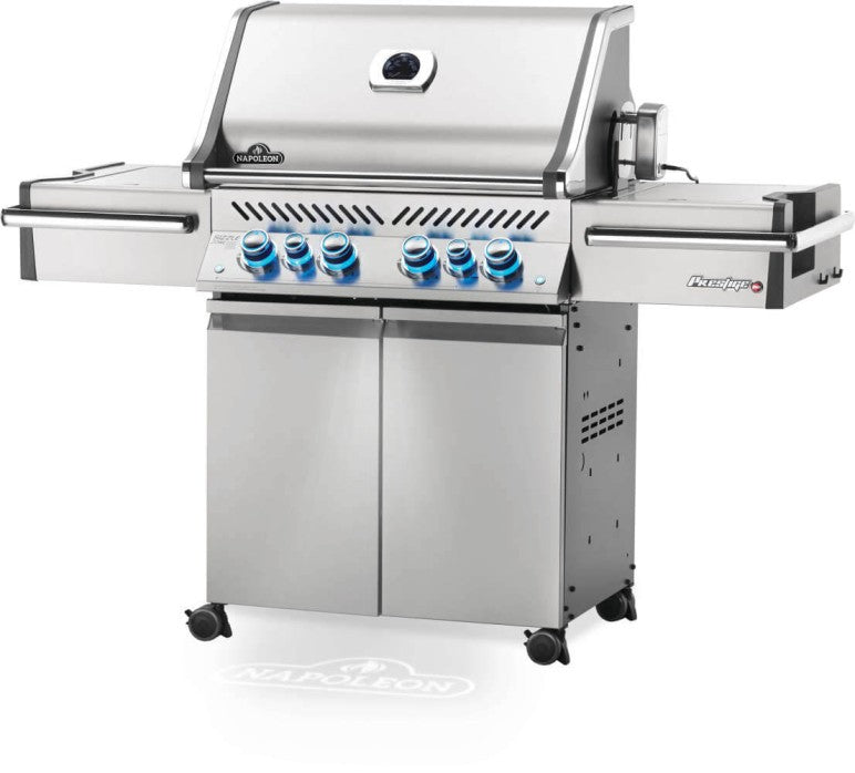 Prestige PRO™ 500 Natural Gas Grill with Infrared Rear and Side Burners, Stainless Steel