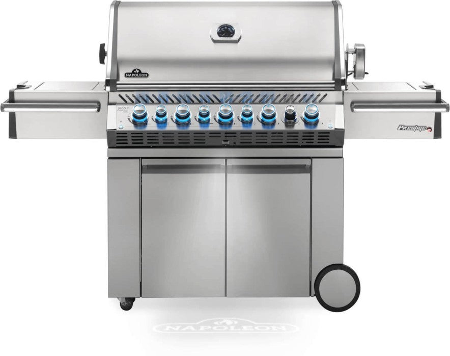 Prestige PRO™ 665 Natural Gas Grill with Infrared Rear and Side Burners, Stainless Steel