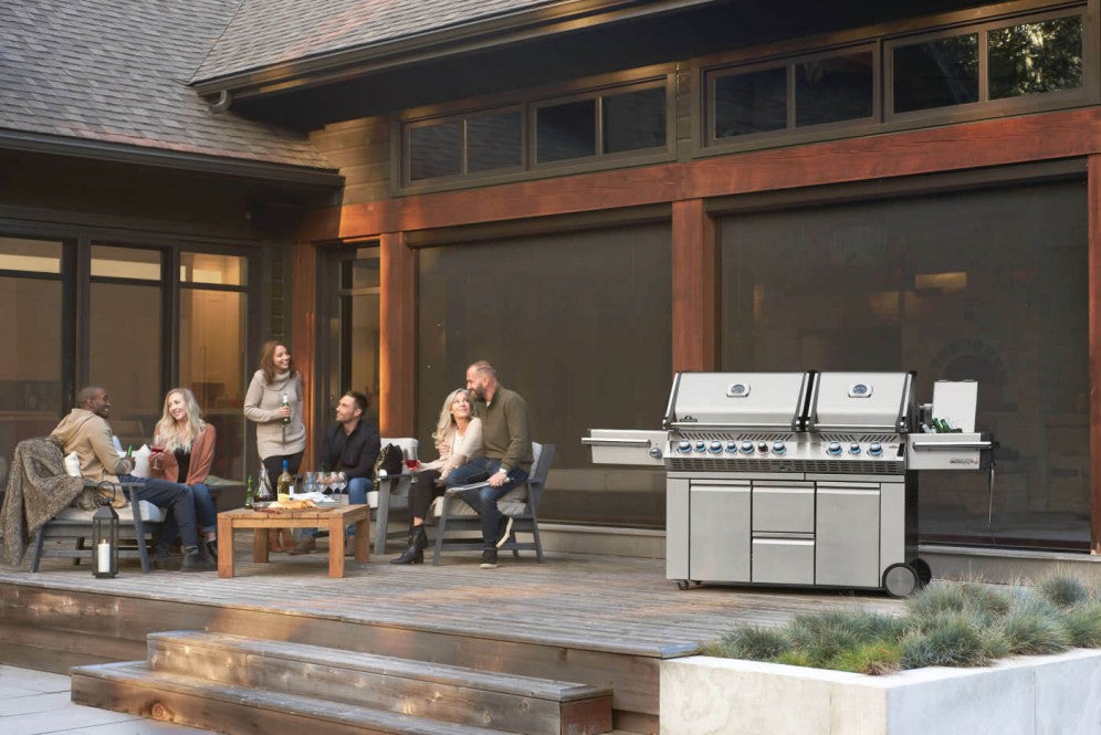 Prestige PRO™ 825 Natural Gas Grill with Power Side Burner and Infrared Rear & Bottom Burners, Stainless Steel