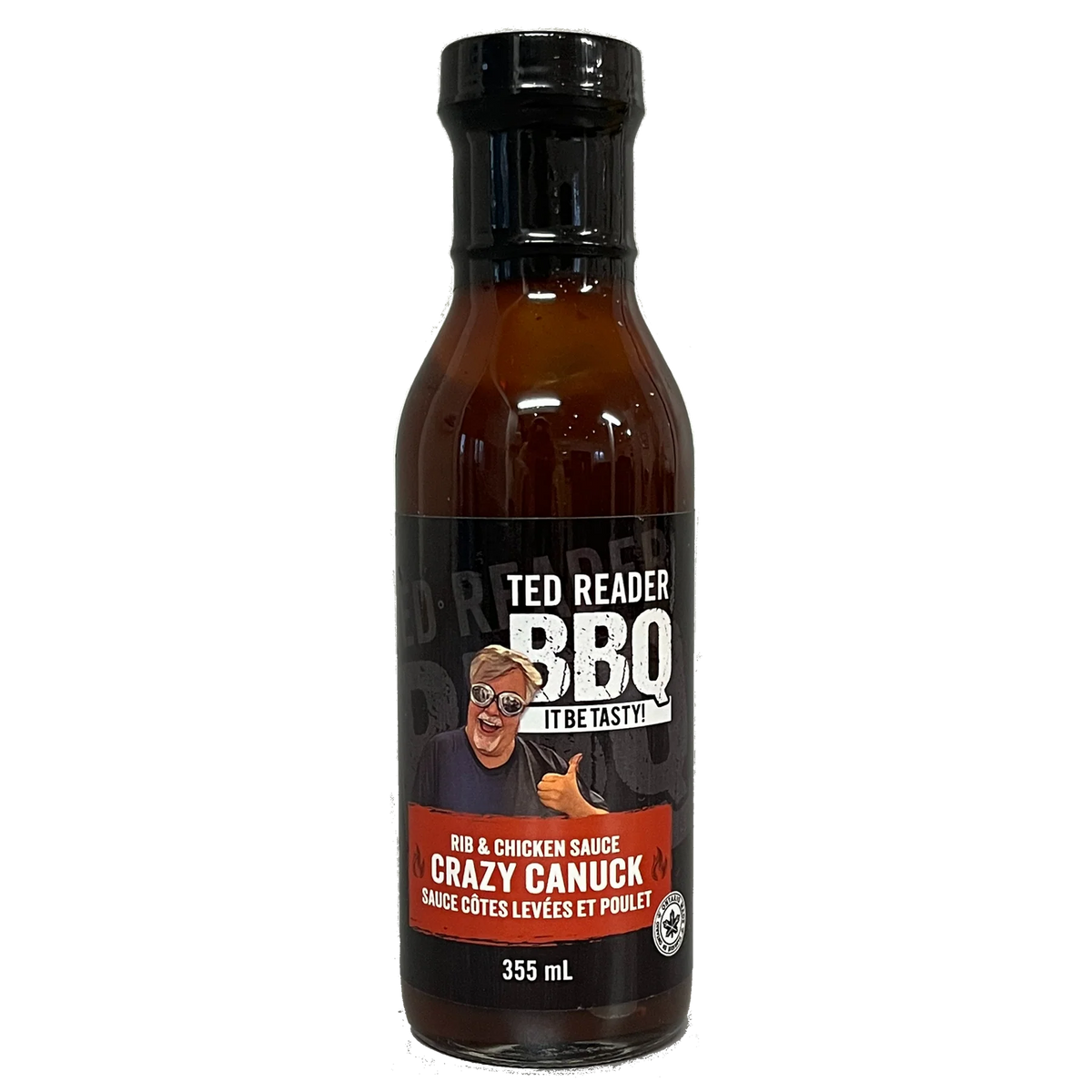Ted Reader - Crazy Canuck Rib N Chicken BBQ Sauce - 400ml