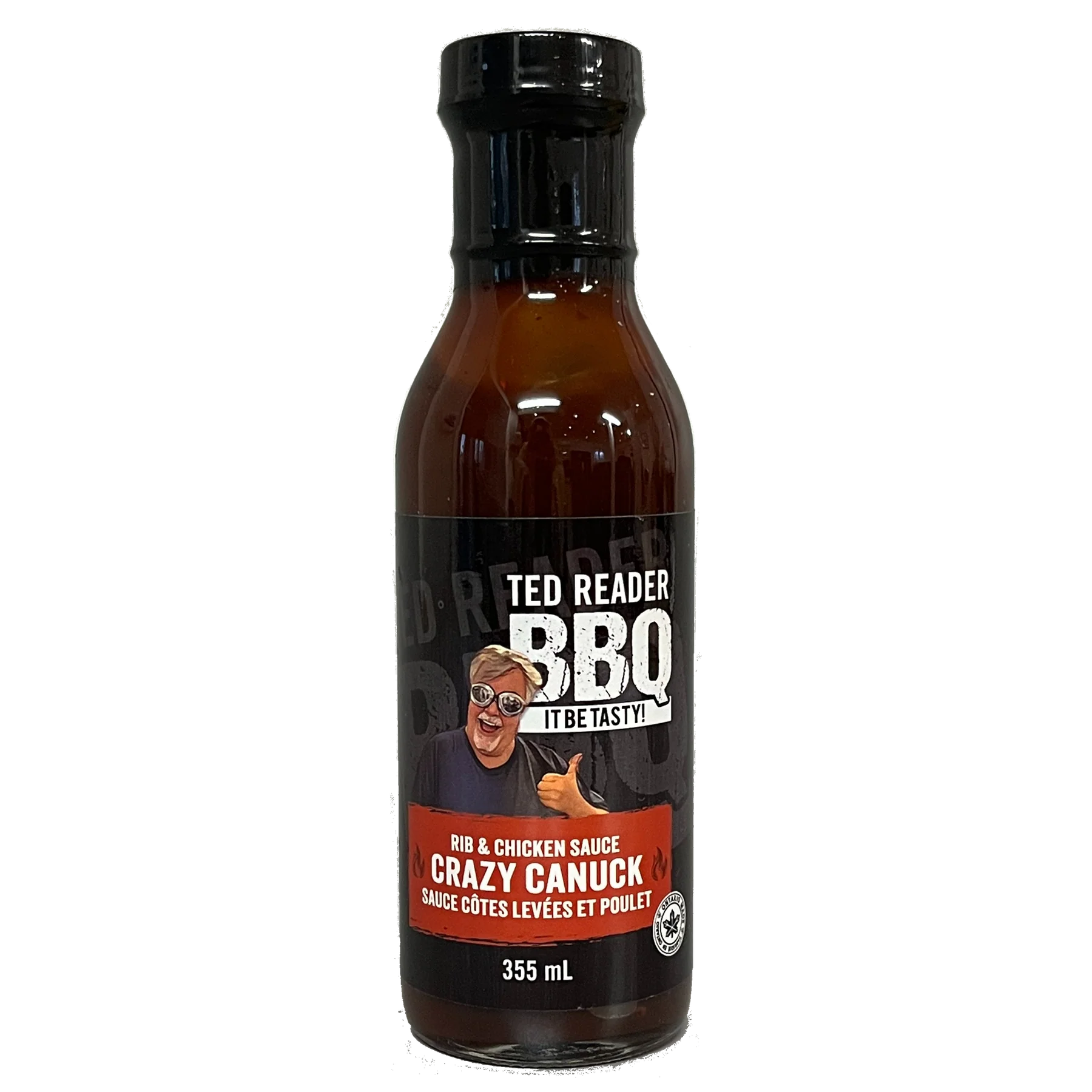 Ted Reader - Crazy Canuck Rib N Chicken BBQ Sauce - 400ml