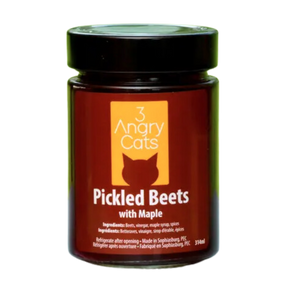 3 Angry Cats -Pickled Beets & Maple