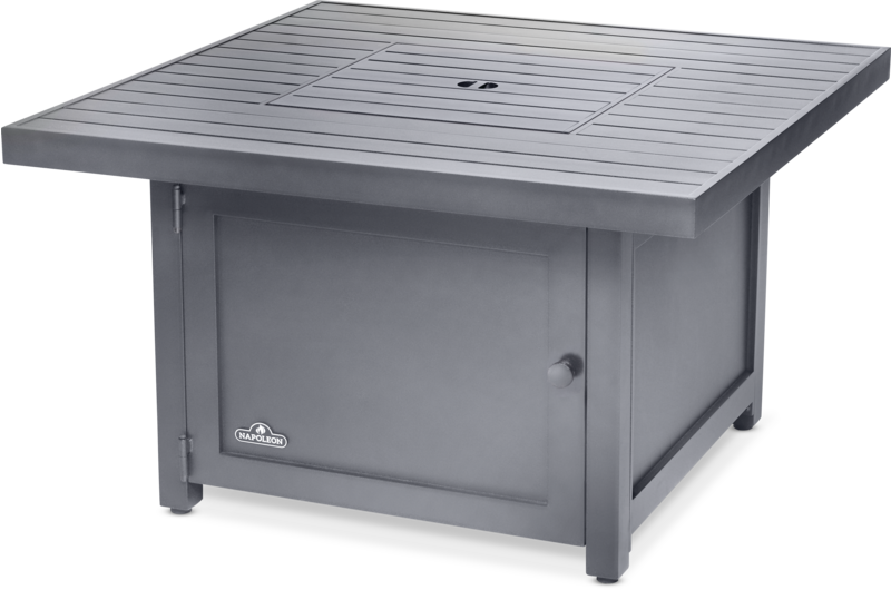 Hampton Patio Flame Table (DEMO'D) - Grey - Square