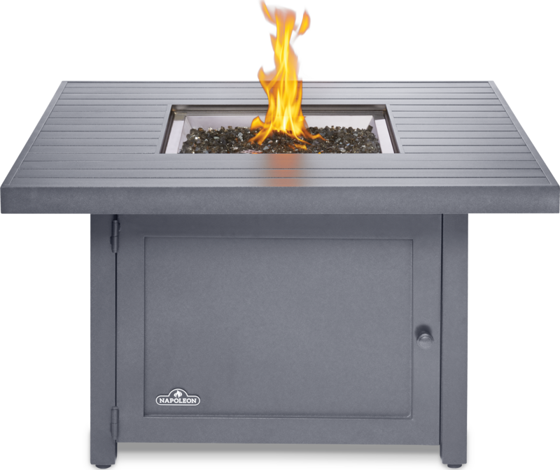 Hampton Patio Flame Table (DEMO'D) - Grey - Square