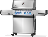 Prestige® 500 Propane Gas Grill with Infrared Side and Rear Burner, Stainless Steel