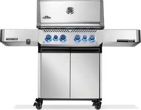 Prestige® 500 Propane Gas Grill with Infrared Side and Rear Burner, Stainless Steel