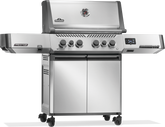 Prestige® 500 Connected, Natural Gas Grill with Infrared Side and Rear Burner, Steel
