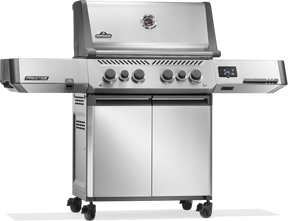 Prestige® 500 Connected, Natural Gas Grill with Infrared Side and Rear Burner, Steel