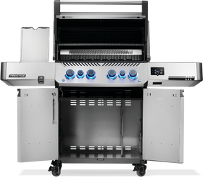 Prestige® 500 Connected, Natural Gas Grill with Infrared Side and Rear Burner, Steel