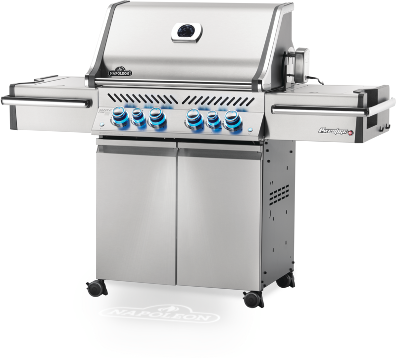 Prestige Pro Stainless Steel Propane w Infrared Side & Rear Burner