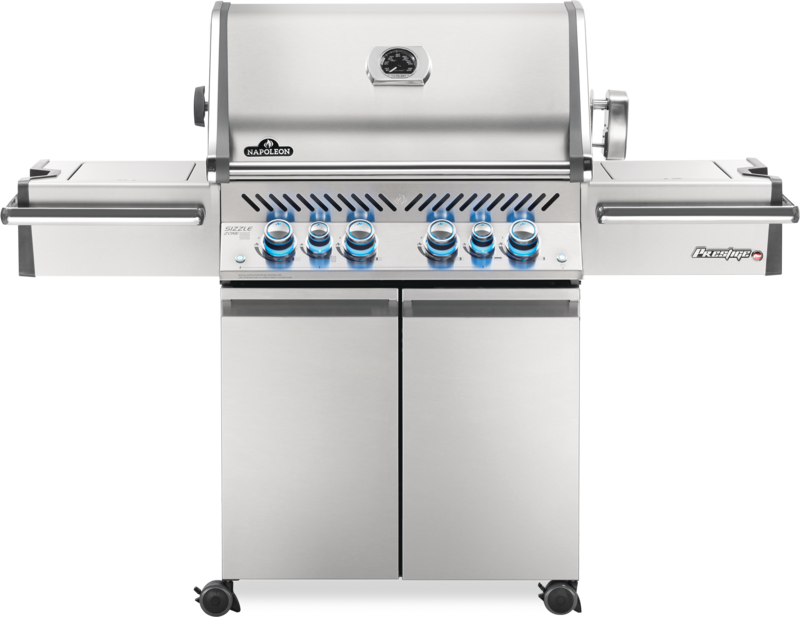 Prestige Pro Stainless Steel Propane w Infrared Side & Rear Burner