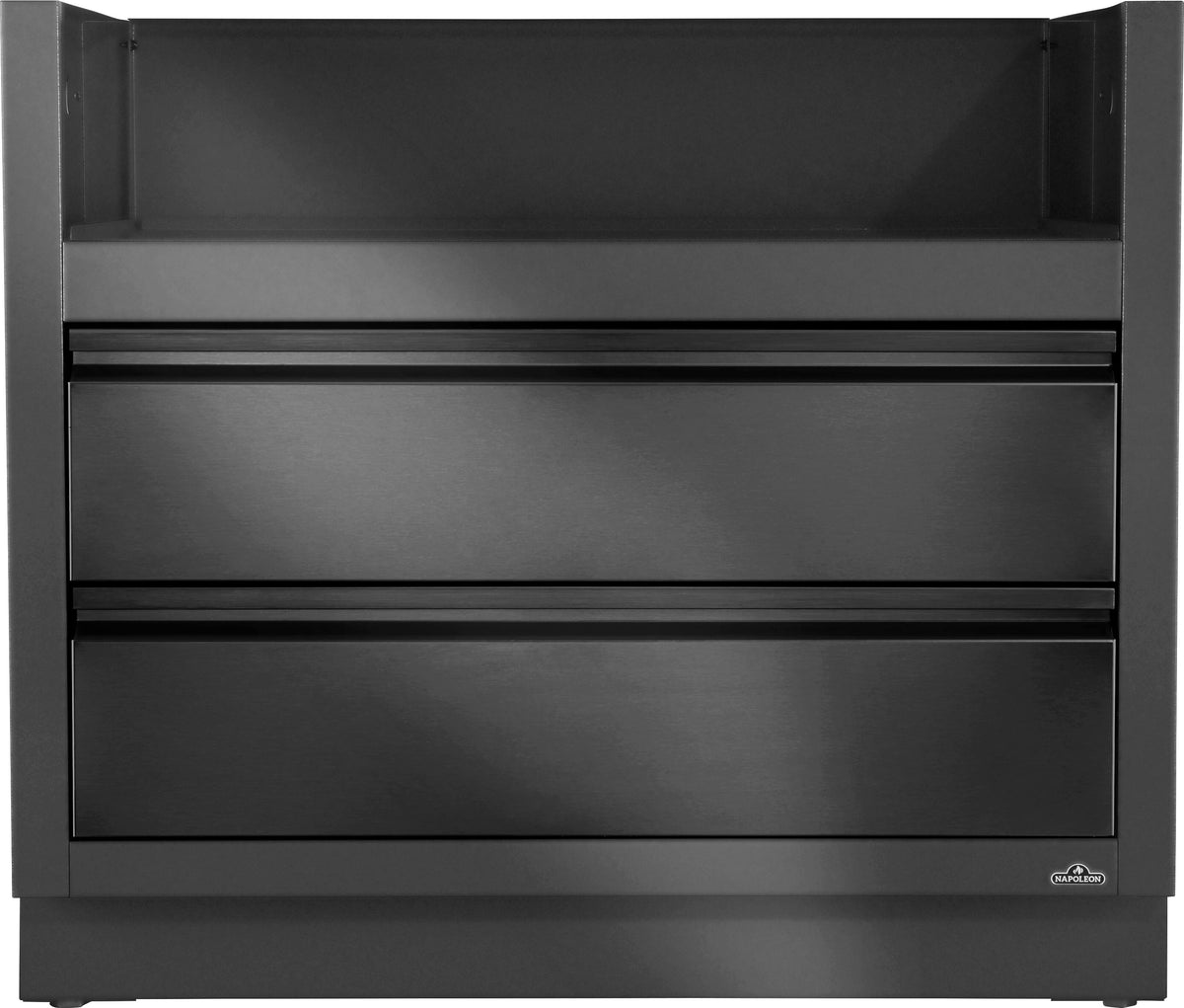 OASIS™ Under Grill Cabinet for Built-in Prestige® PRO 665, Matte Black