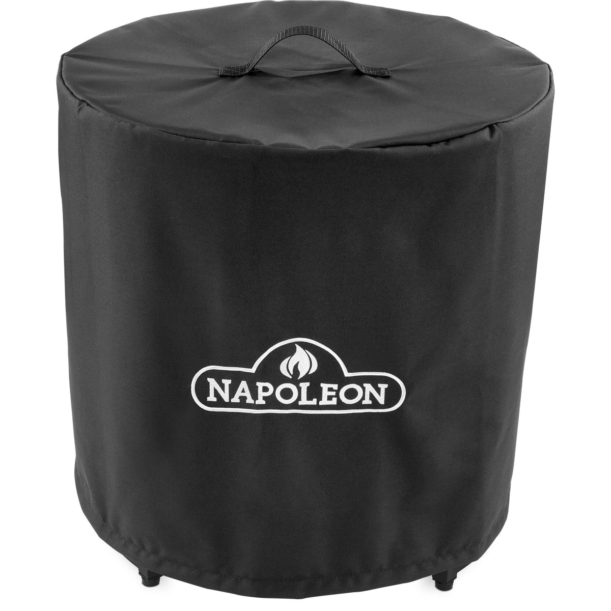 Napoleon Round Fire Pit Side Table Cover, 20-Inch, Black