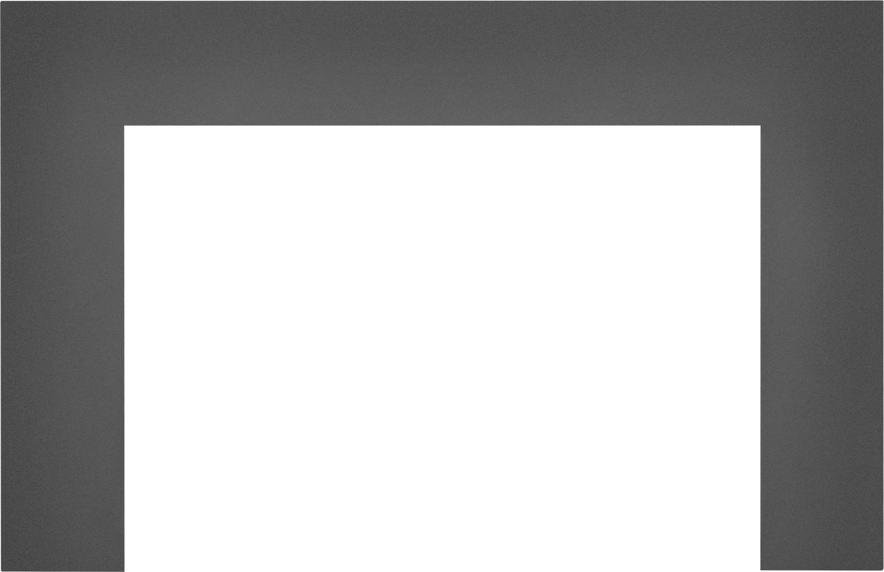 Large 3-Sided Faceplate (for use with 3-Sided Backerplate), Gun Metal for Oakville™ 3 Series