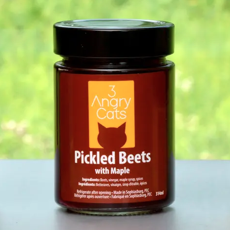 3 Angry Cats -Pickled Beets & Maple