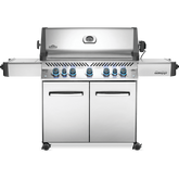 Prestige® 665 Natural Gas Grill with Infrared Side and Rear Burners, Stainless Steel