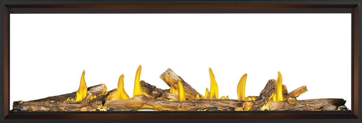 Tall Linear Vector™ 74 See Through Direct Vent Gas Fireplace, Direct Vent Fireplace, Natural Gas, Electronic Ignition