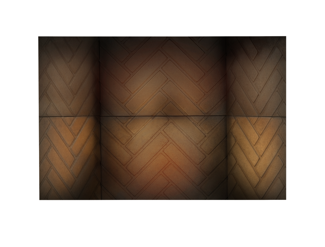 Decorative Panels : Sandstone Herringbone Brick - High Country™ 8000