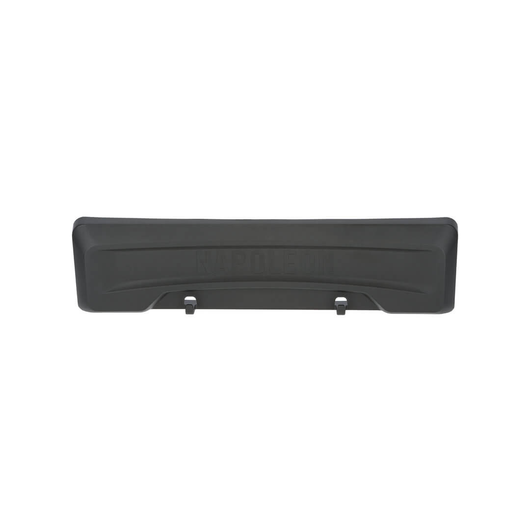 CAP, END SD SHLF BLACK LD4/4X