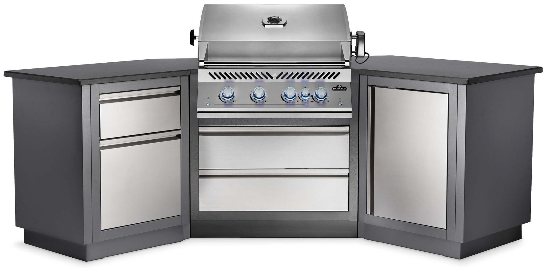 Oasis 200 Bundle, Built-In 700 Series 32 with Infrared Rear Burner Natural Gas, Stainless Steel