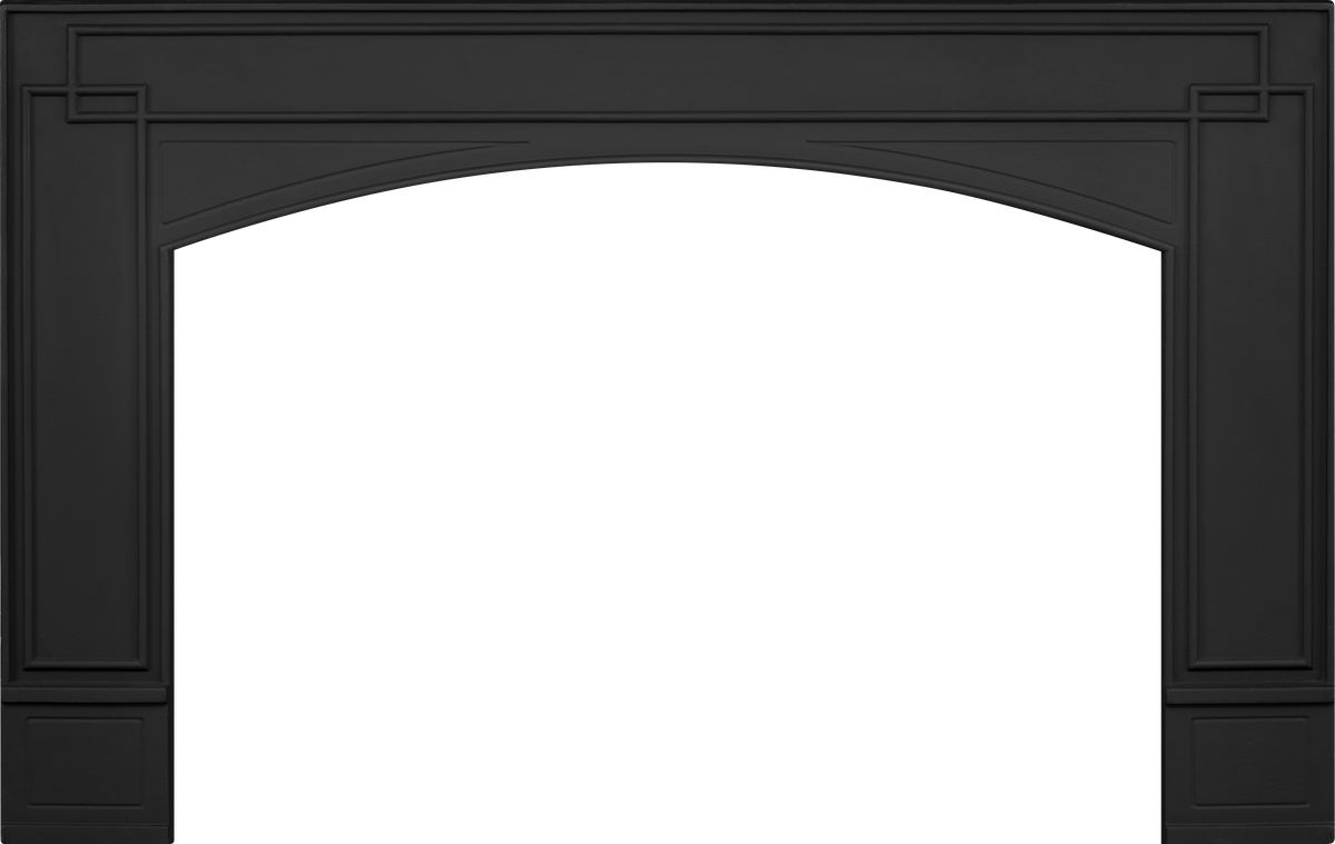 Black Cast Iron Surround for Oakville™ 3/3 Glass/X3