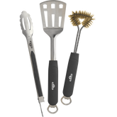 3 Piece Stainless Steel BBQ Toolset