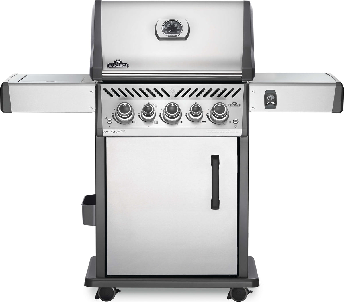 Rogue® SE 425 Natural Gas Grill with Infrared Rear and Side Burners, Stainless Steel