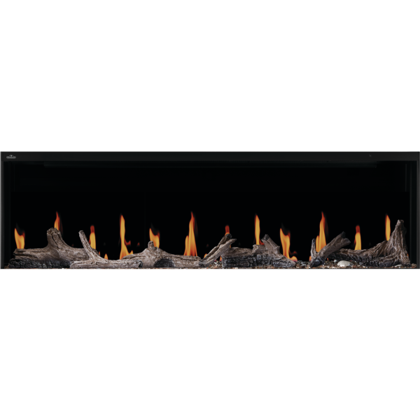 Luminex 65 LCD Electric Linear Built-in Fireplace