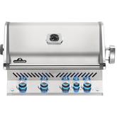 Built-in Prestige PRO™ 500 Natural Gas Grill Head with Infrared Rear Burner, Stainless Steel