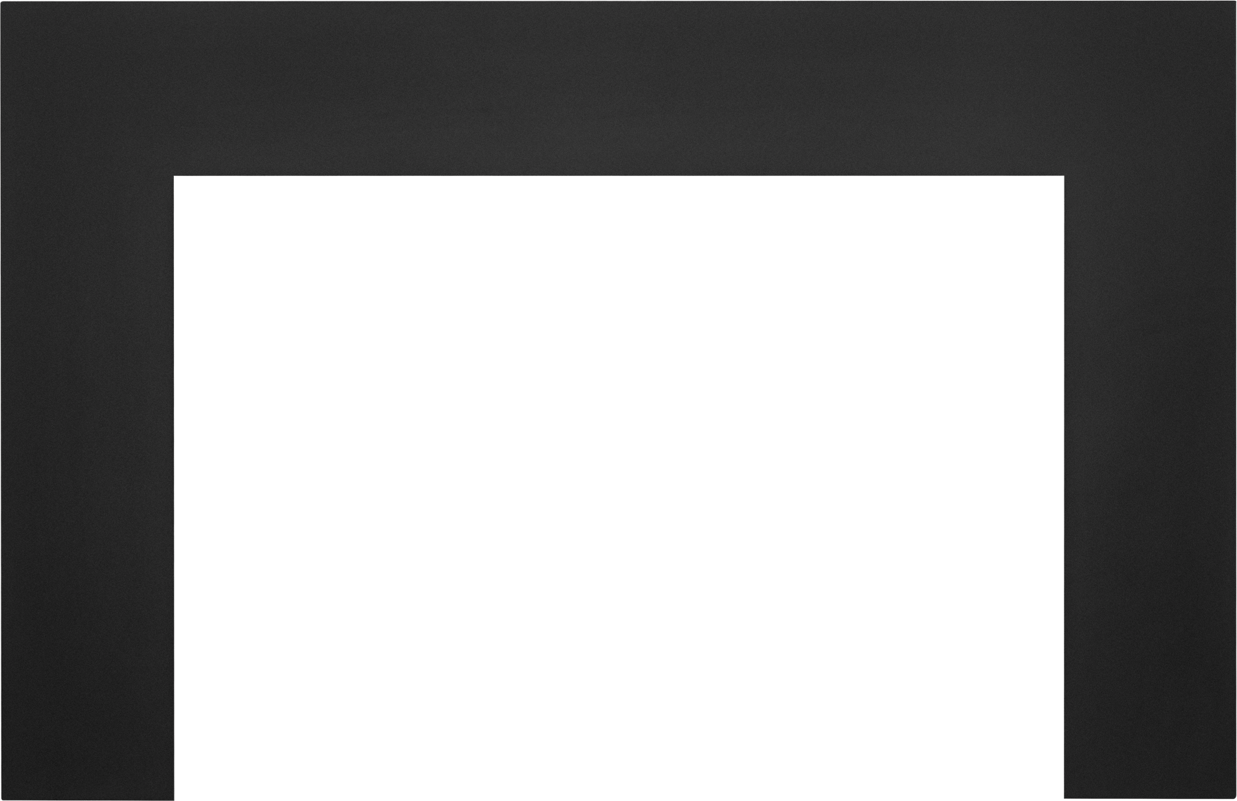 Large 3-Sided Faceplate (for use with 3-Sided Backerplate), Black for Oakville™ 3 Series