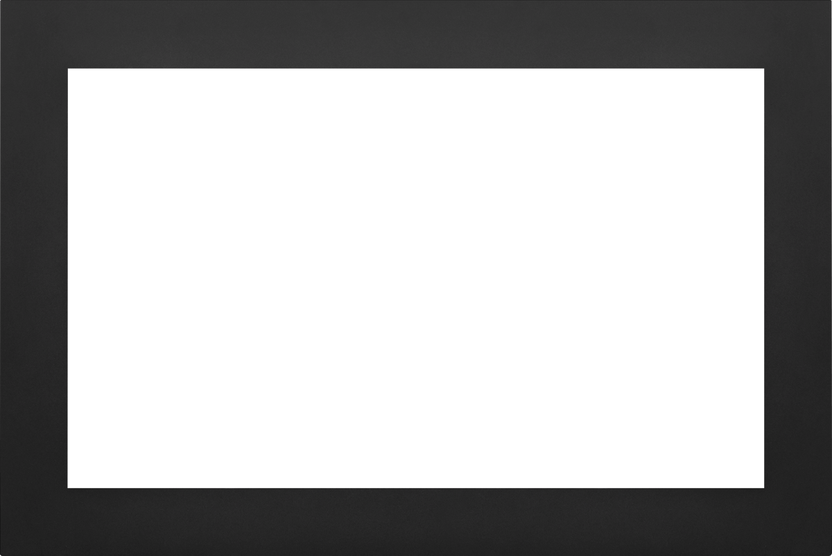 Small 4-Sided Faceplate (for use with 3-Sided Backerplate), Black for Oakville™ 3 Series