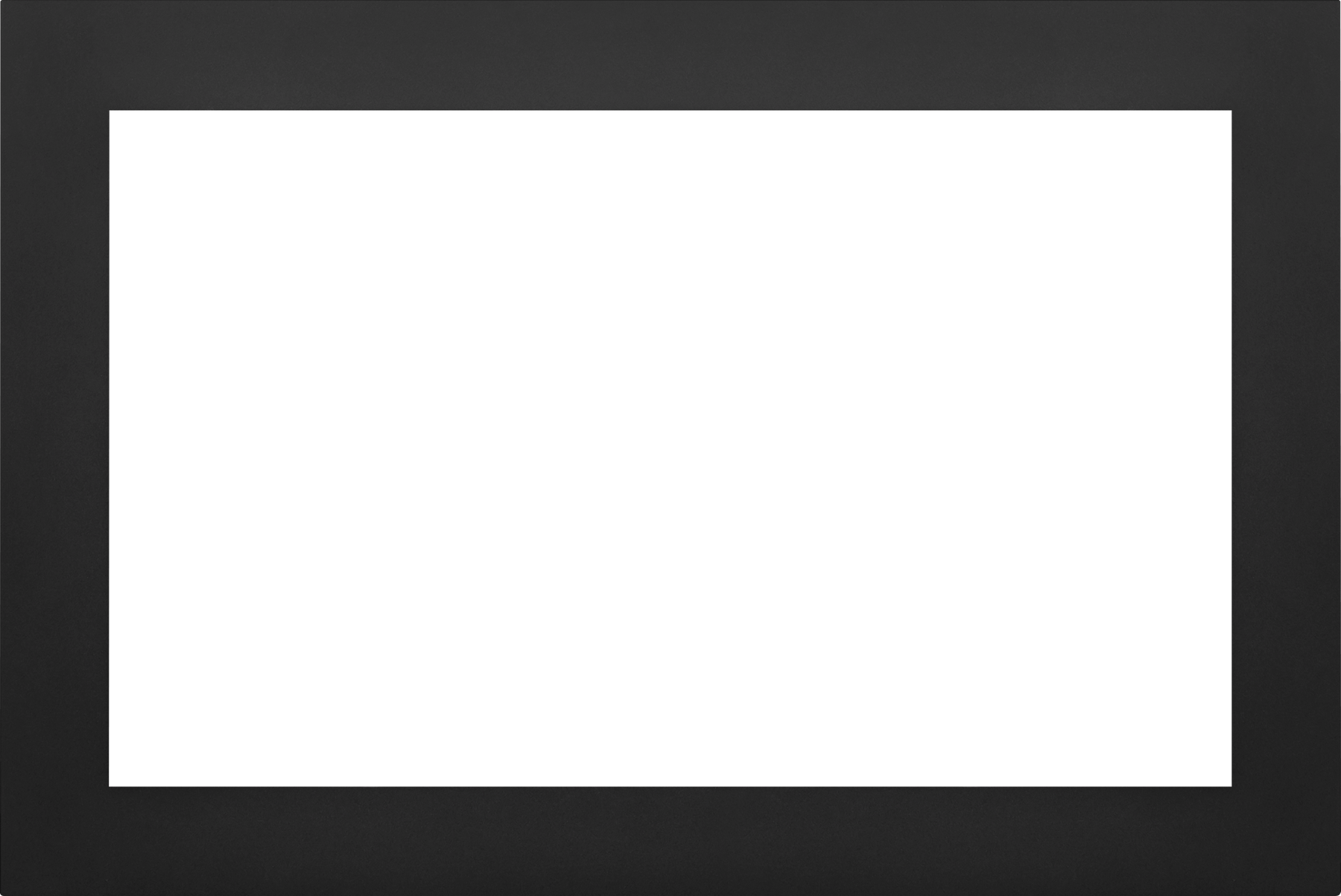 Small 4-Sided Faceplate (for use with 3-Sided Backerplate), Black for Oakville™ 3 Series