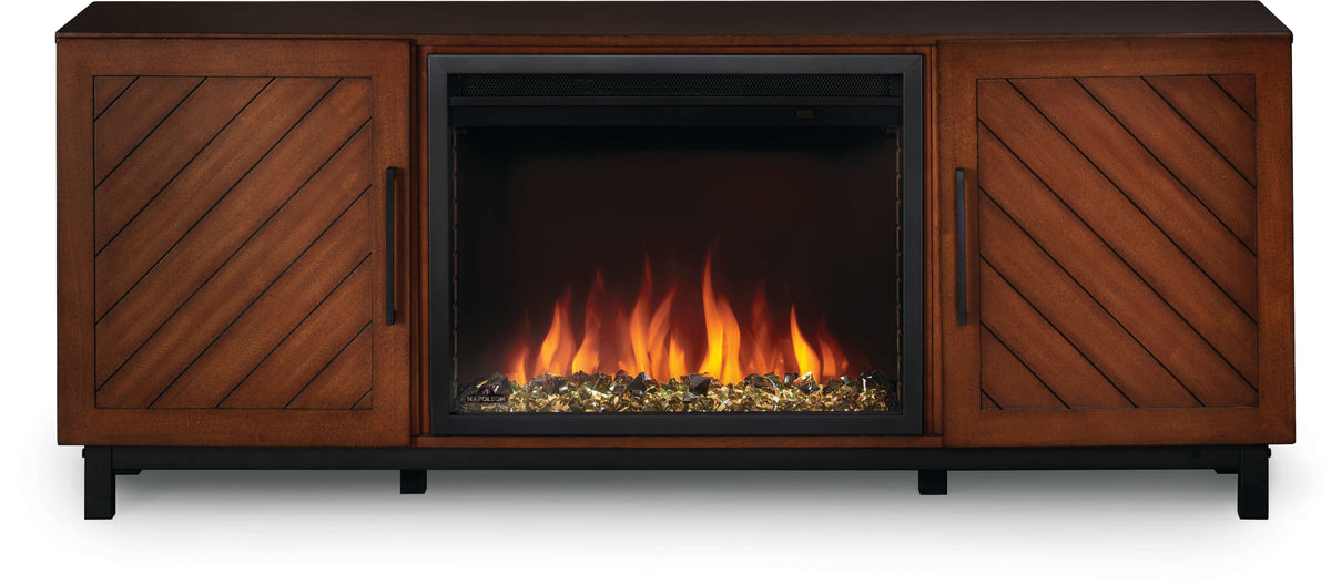 The Bella Electric Fireplace Media Console