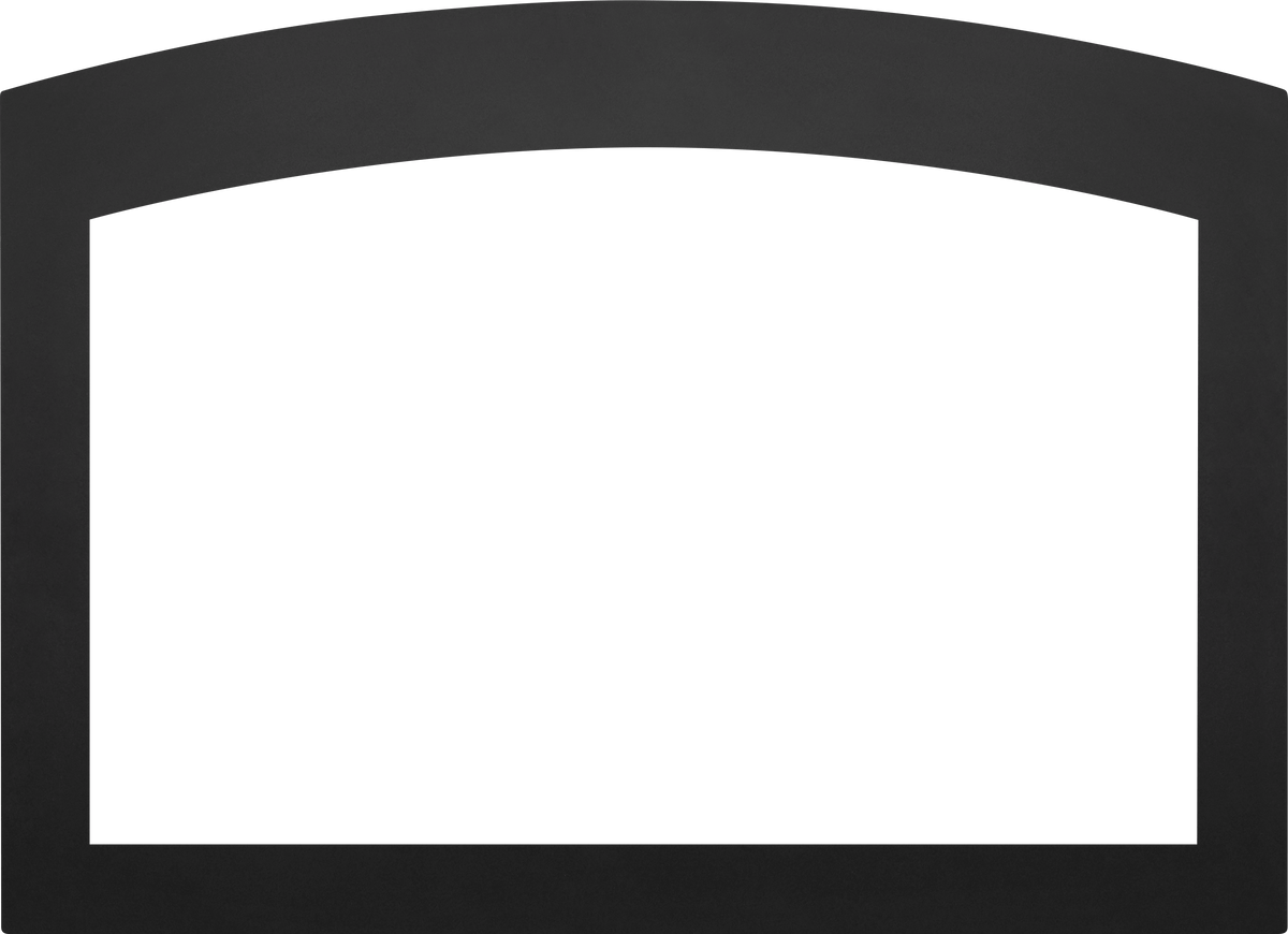 Small Arched 4-Sided Faceplate (for use with 3-Sided Backerplate), Black for Oakville™ X4