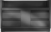 OASIS™ Under Grill Cabinet for Built-in Prestige® PRO 825, Matte Black