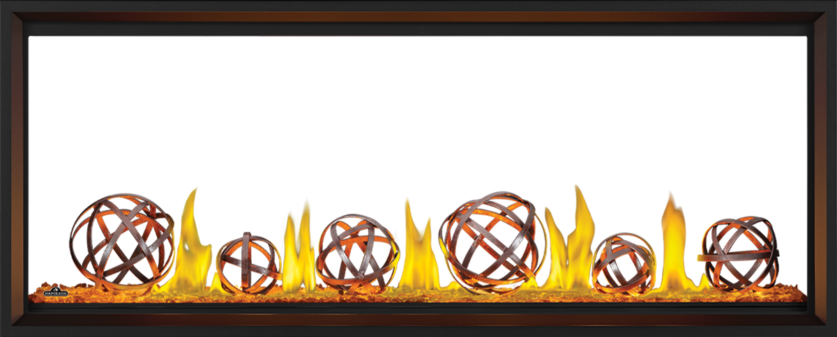 Tall Linear Vector™ 62 See Through Direct Vent Gas Fireplace, Direct Vent Fireplace, Natural Gas, Electronic Ignition