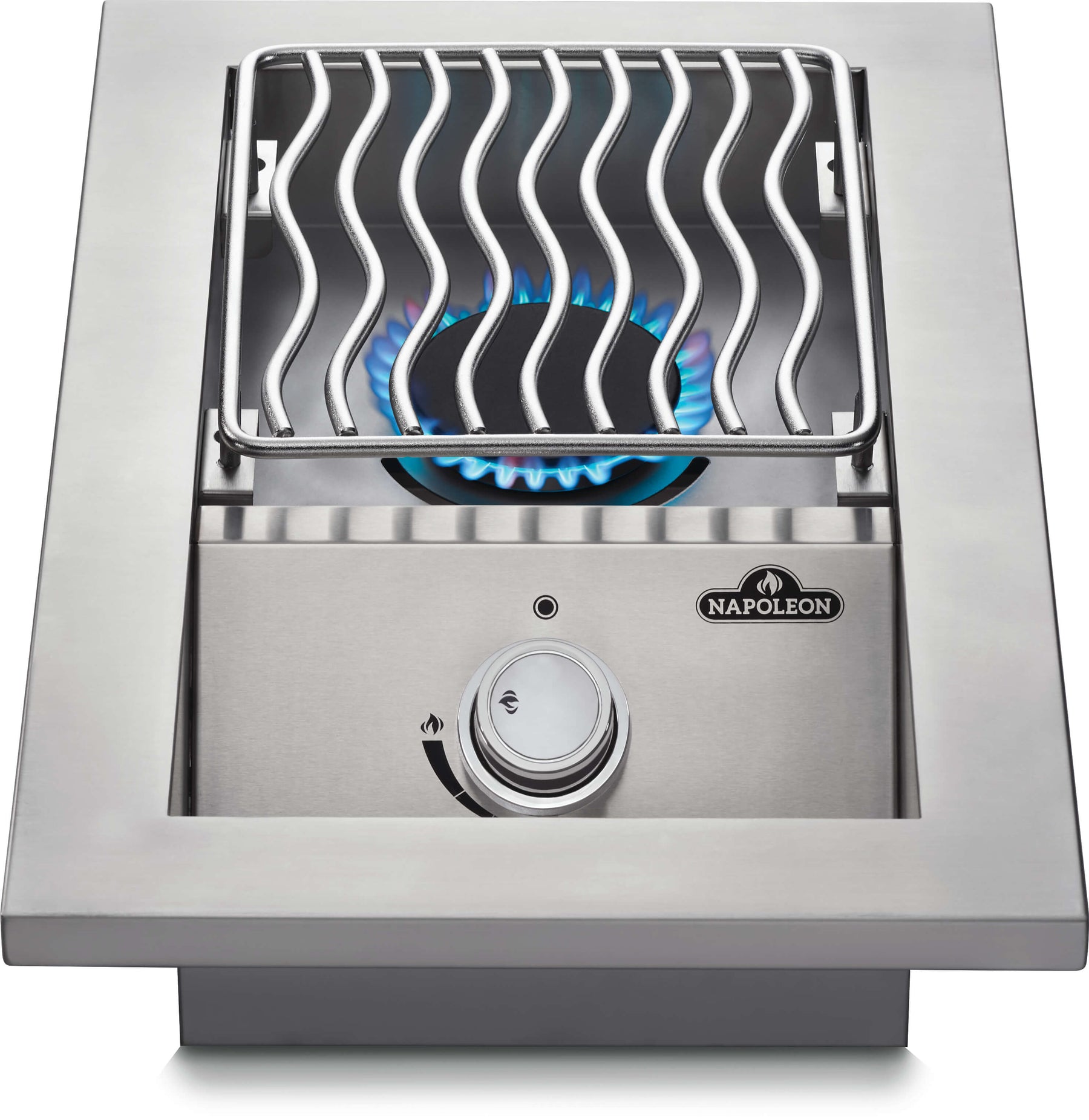 Built-in 500 Series Single Range Top Burner, Stainless Steel Cover