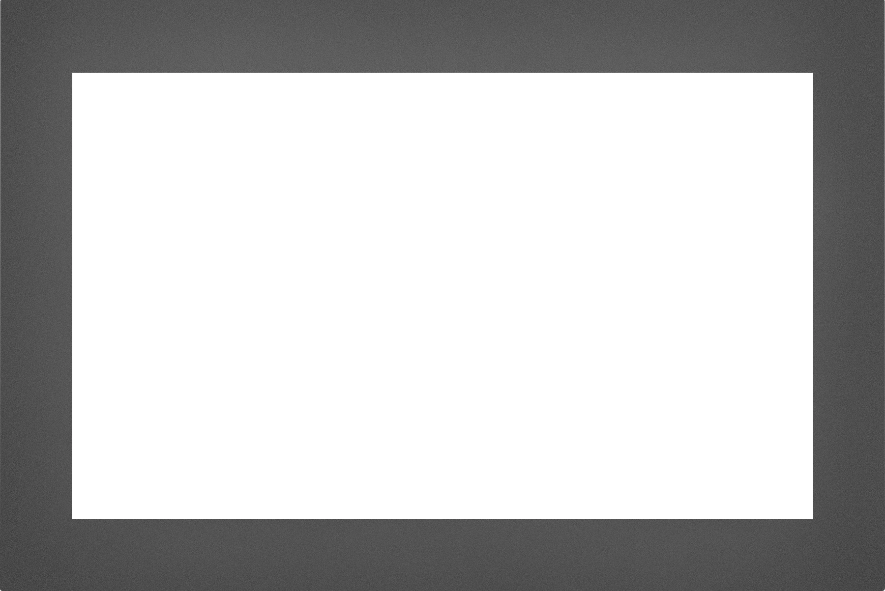 Small 4-Sided Faceplate (for use with 3-Sided Backerplate), Gun Metal for Oakville™ 3 Series