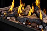Driftwood Luminous Log Kit with Premium Burner for Tall Linear Vector™ 50L