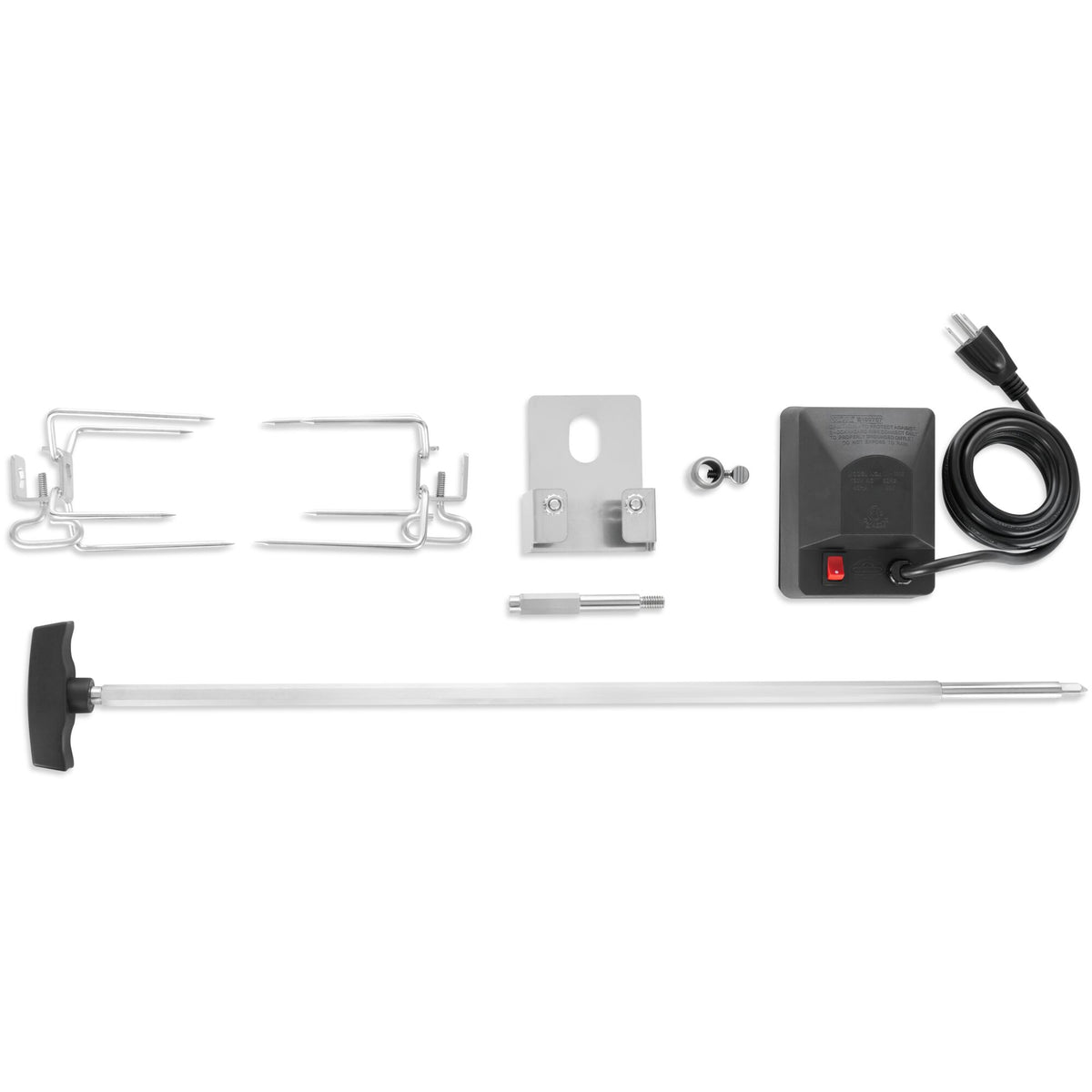 Commercial Grade Rotisserie Kit for PRO Charcoal Kettle 22 and 18-inch Grills