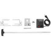 Commercial Grade Rotisserie Kit for PRO Charcoal Kettle 22 and 18-inch Grills