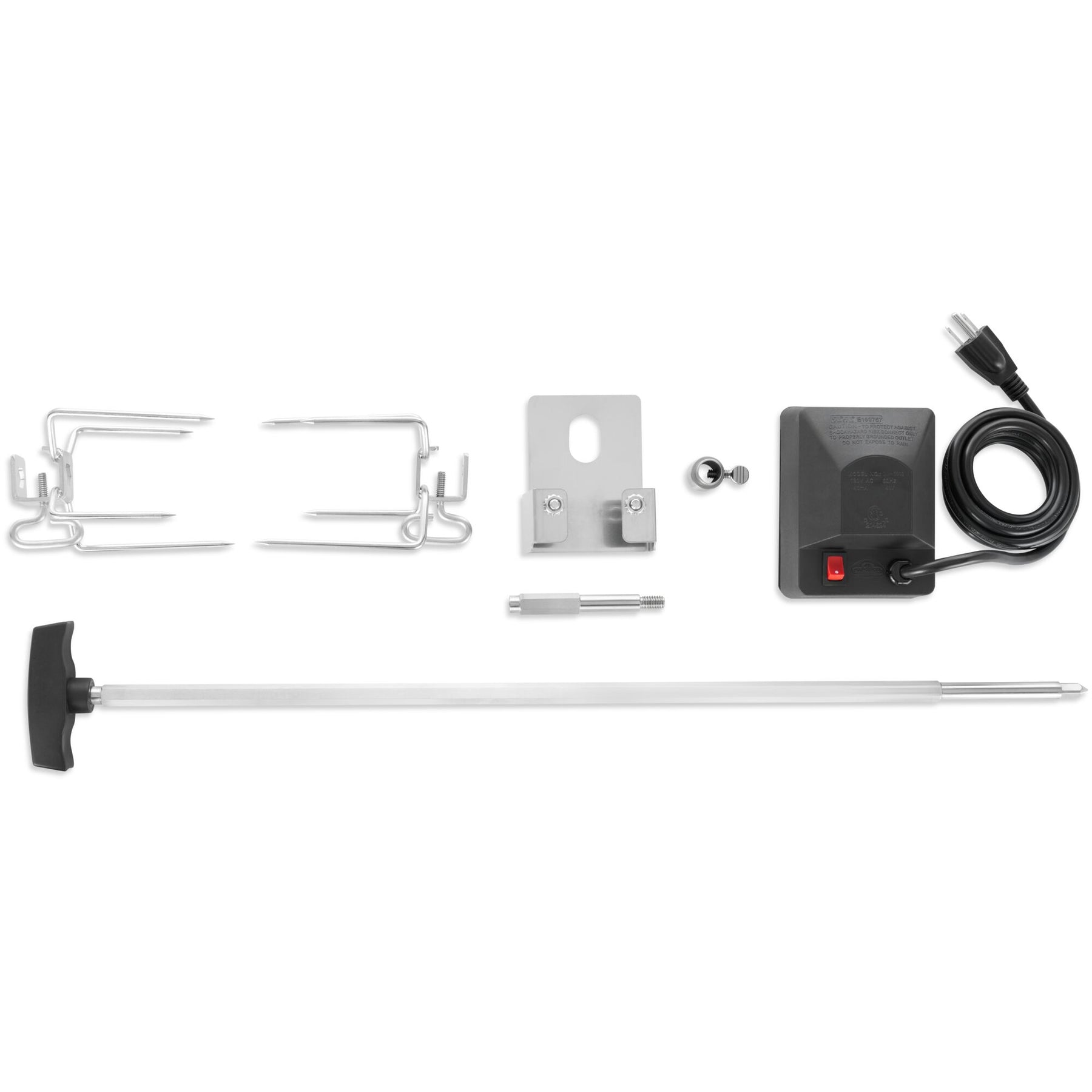 Commercial Grade Rotisserie Kit for PRO Charcoal Kettle 22 and 18-inch Grills