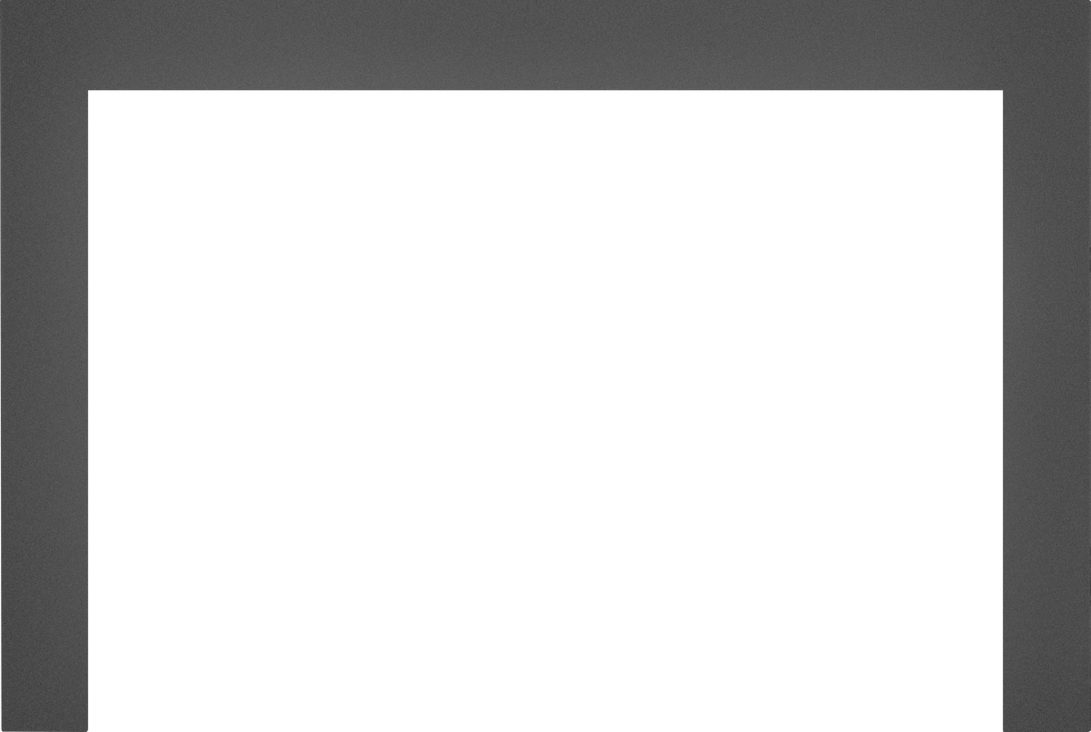 Small 3-Sided Faceplate (for use with 3-Sided Backerplate), Gun Metal for Oakville™ 3 Series