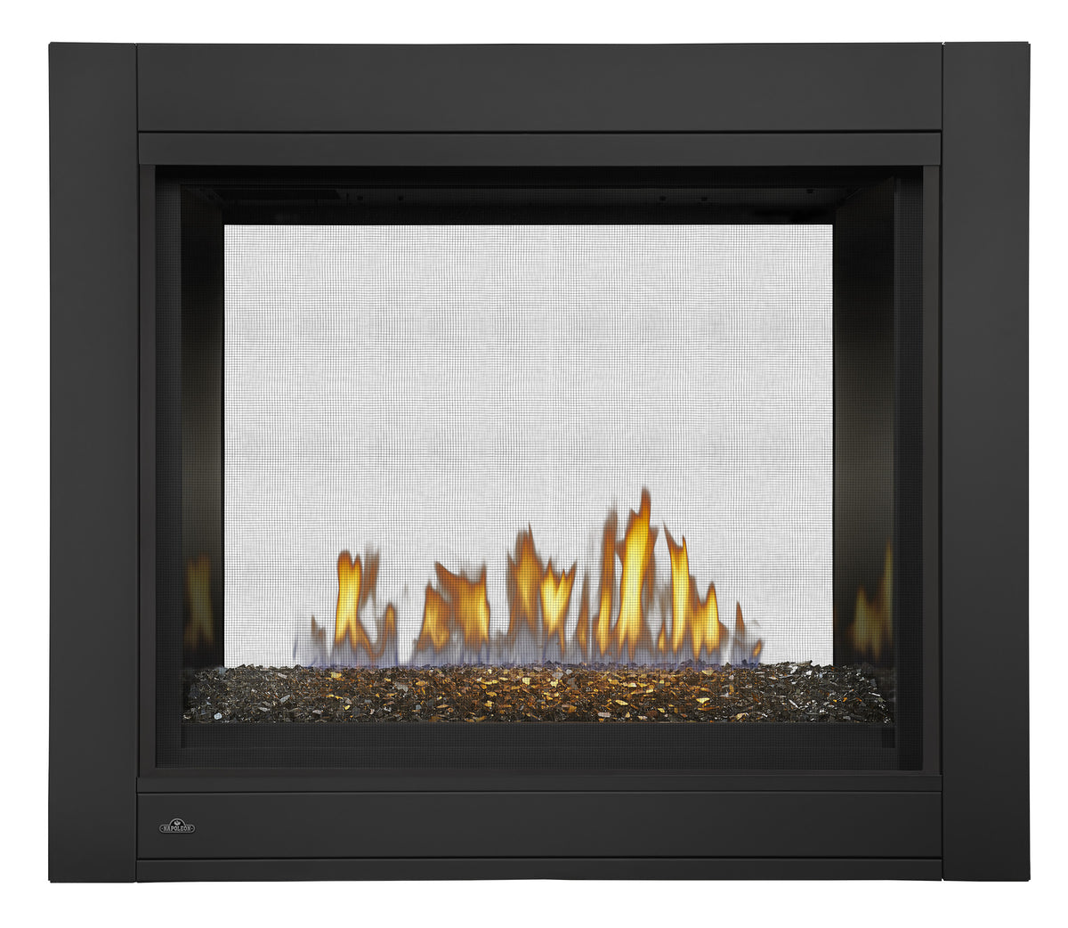 Ascent™ Multi-View See Through Direct Vent Fireplace with Glass Embers, Natural Gas, Electronic Ignition