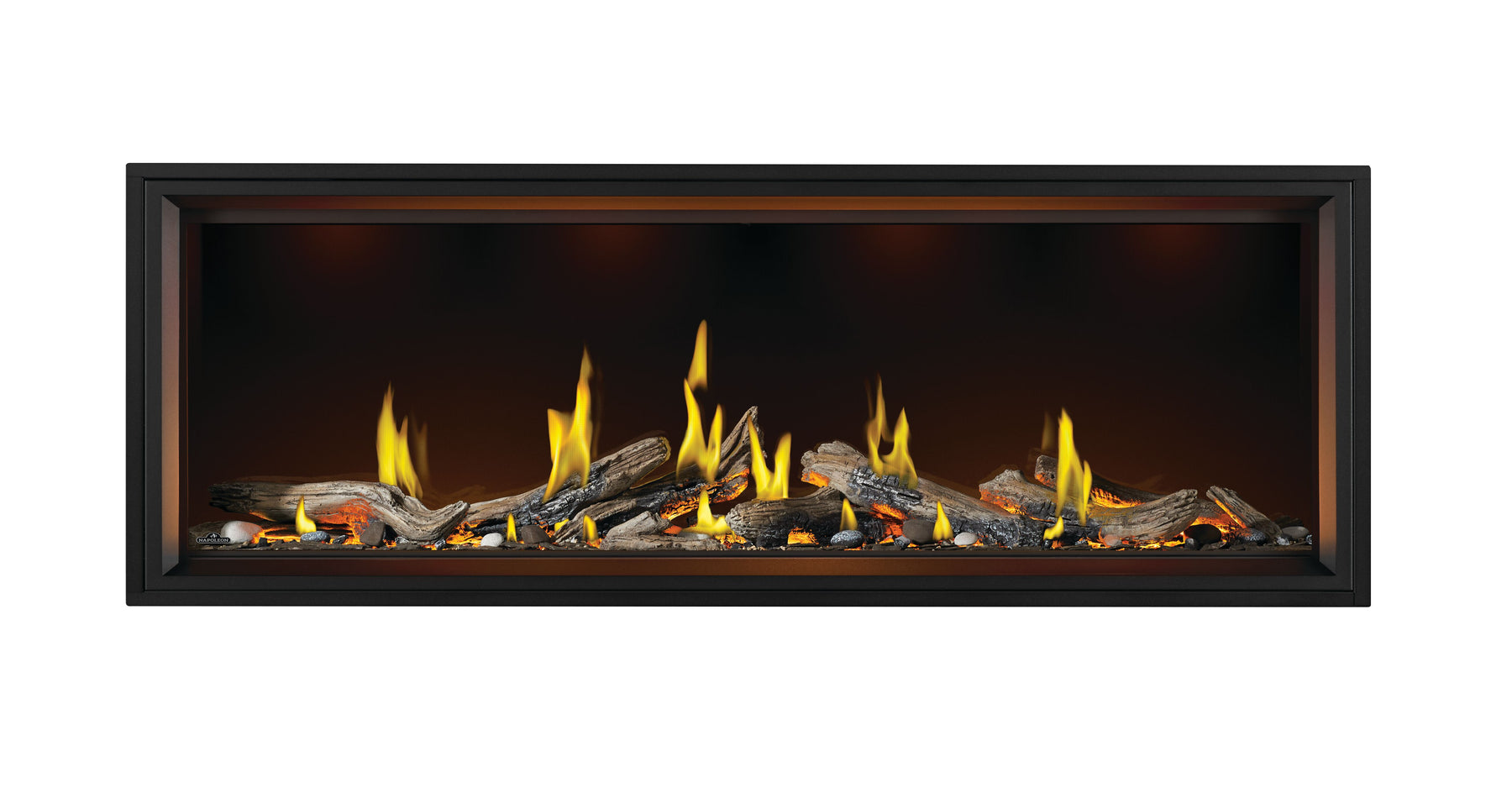 Tall Vector™ 74 with Luminous Logs, Direct Vent Fireplace, Natural Gas, Electronic Ignition