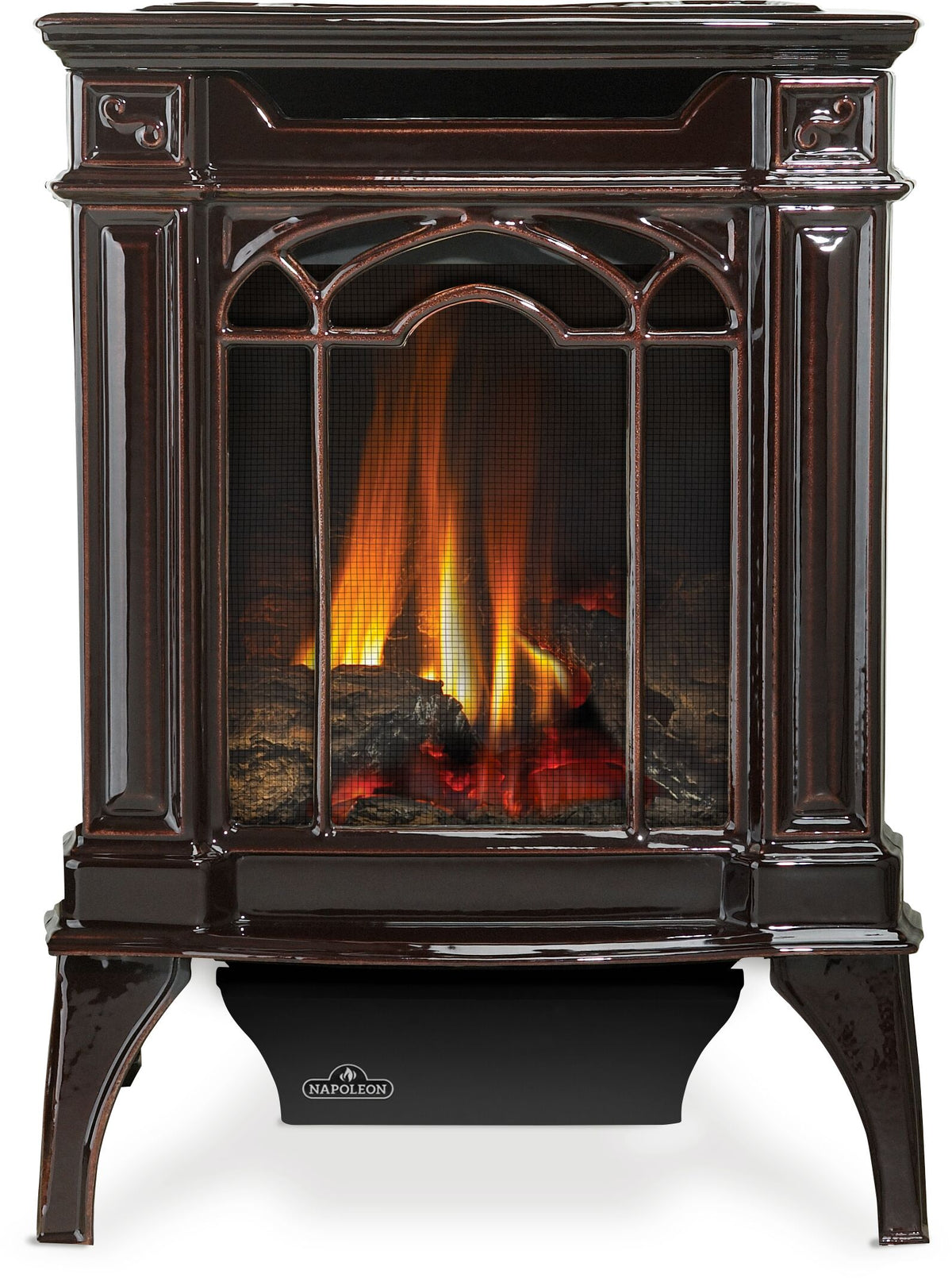 Arlington™ Direct Vent Stove, Natural Gas, Electronic Ignition - Majolica Brown